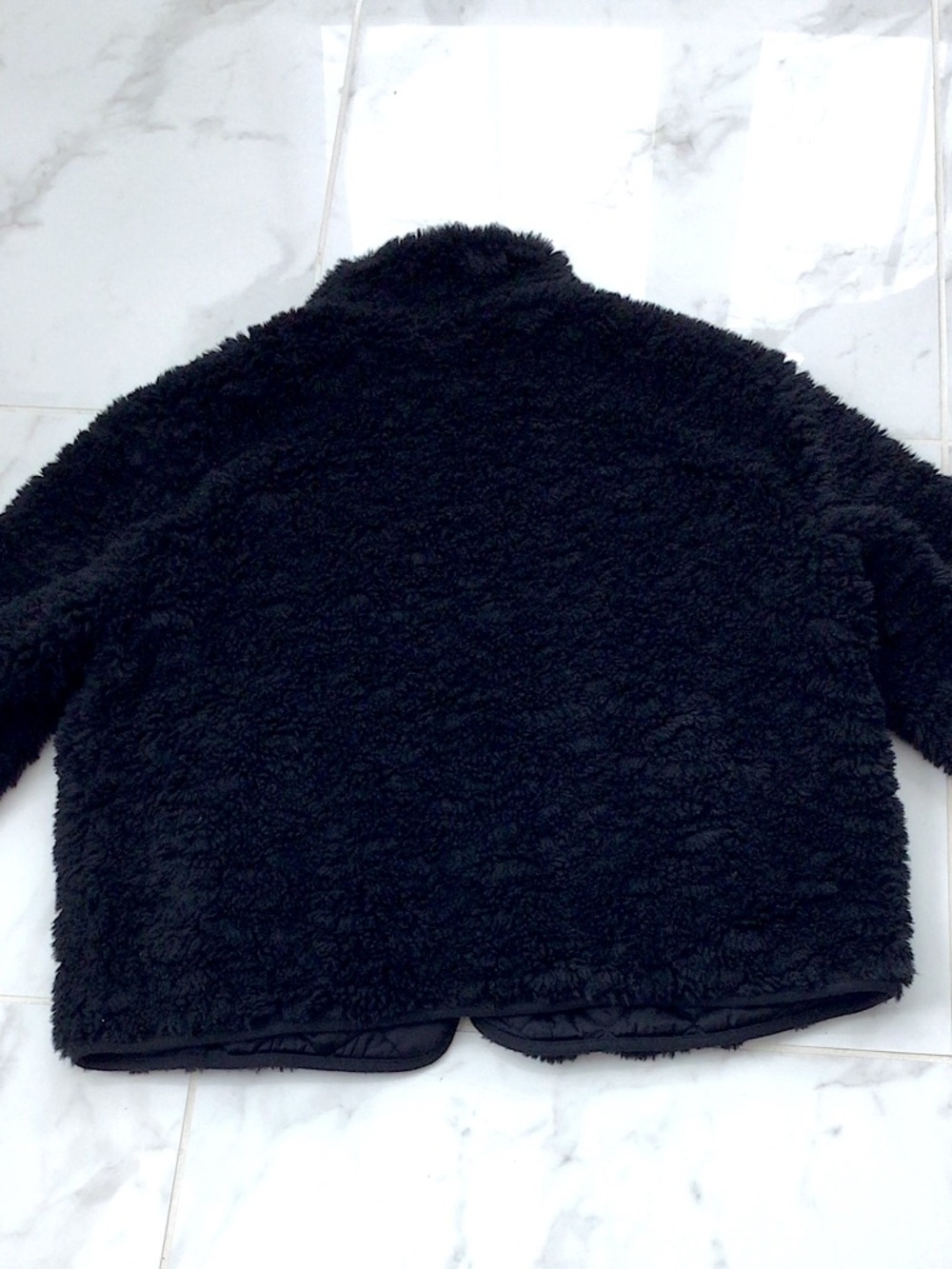NWT Faux Fur Zip Up Mock Neck Jacket SKIMS (Sold Out) M - Picture 14 of 16